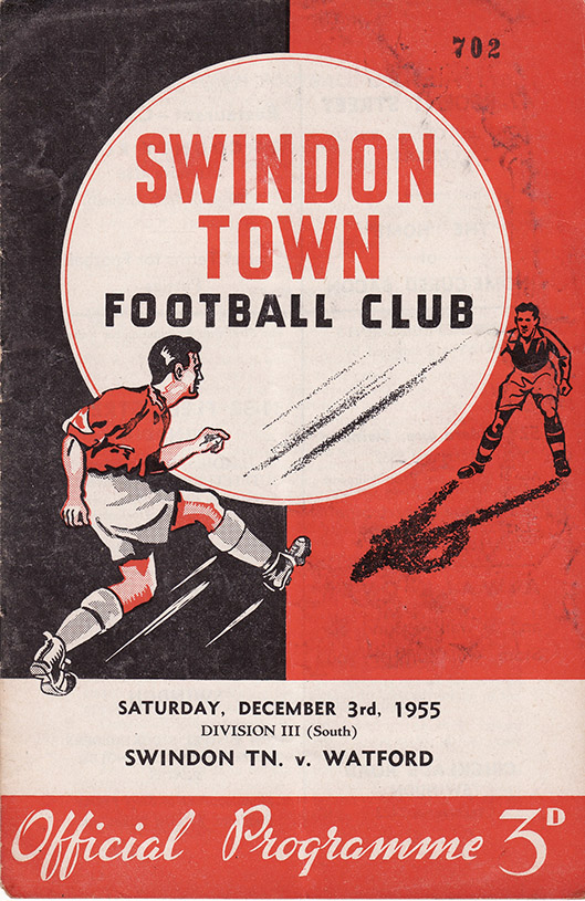 <b>Saturday, December 3, 1955</b><br />vs. Watford (Home)